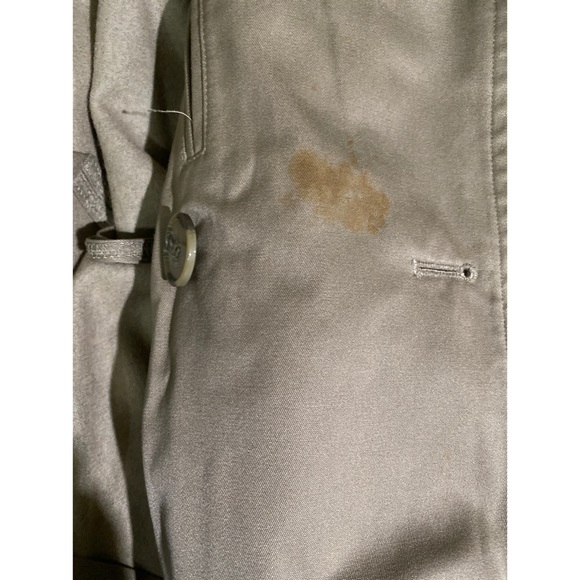 Perusal Taupe Trench Coat size 40S - Picture 14 of 14